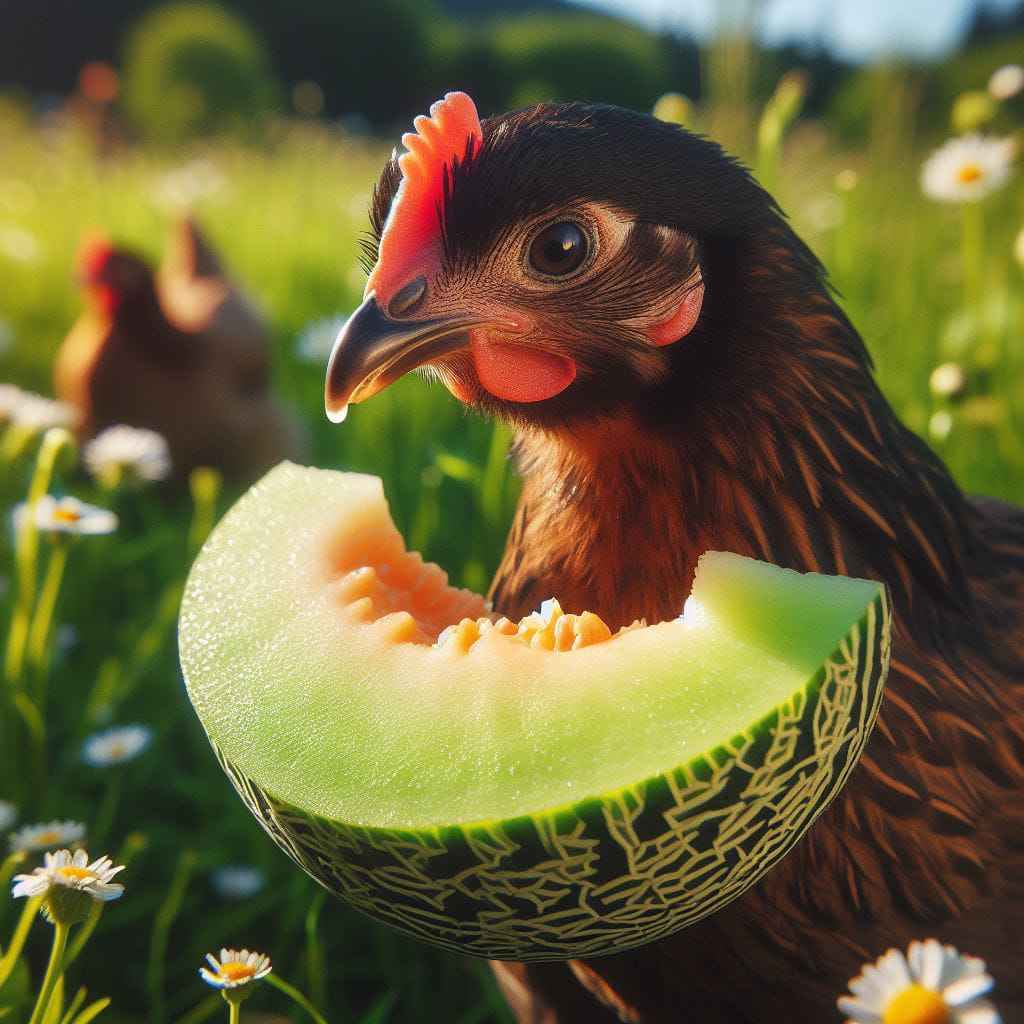 Can chickens eat honeydew